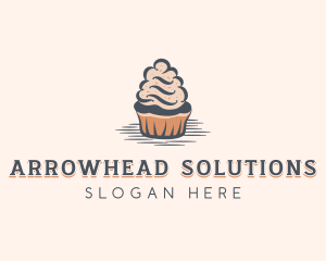 Sweet Muffin Cupcake logo design