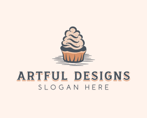 Sweet Muffin Cupcake logo design