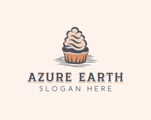 Sweet Muffin Cupcake logo design