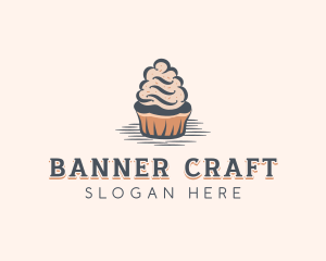 Sweet Muffin Cupcake logo design