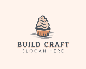 Sweet Muffin Cupcake logo design