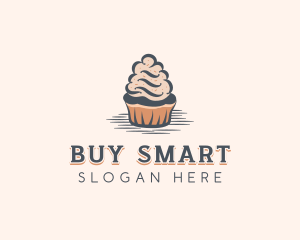 Sweet Muffin Cupcake logo design