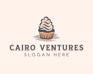 Sweet Muffin Cupcake logo design