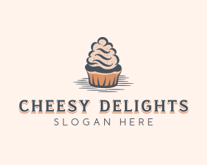 Sweet Muffin Cupcake logo design