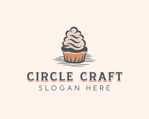 Sweet Muffin Cupcake logo design