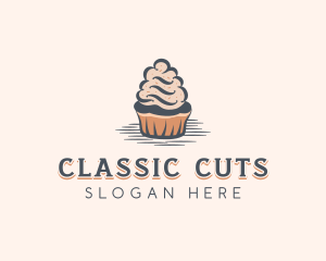 Sweet Muffin Cupcake logo design