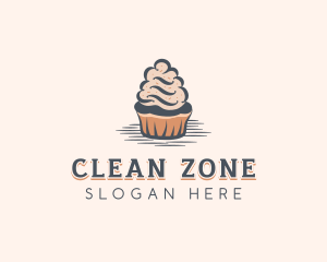 Sweet Muffin Cupcake logo design