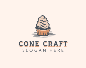 Sweet Muffin Cupcake logo design