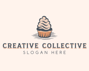 Sweet Muffin Cupcake logo design