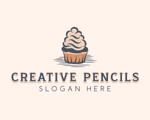 Sweet Muffin Cupcake logo design