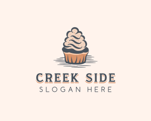 Sweet Muffin Cupcake logo design