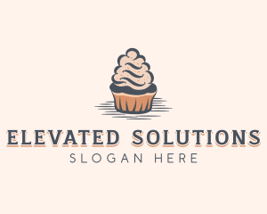 Sweet Muffin Cupcake logo design