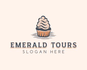 Sweet Muffin Cupcake logo design