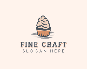 Sweet Muffin Cupcake logo design