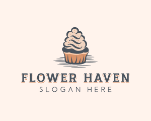 Sweet Muffin Cupcake logo design