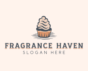 Sweet Muffin Cupcake logo design