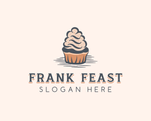 Sweet Muffin Cupcake logo design