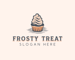 Sweet Muffin Cupcake logo design