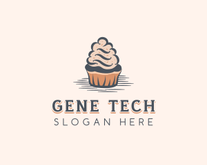 Sweet Muffin Cupcake logo design