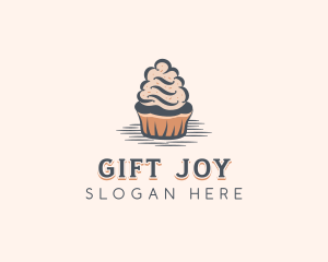 Sweet Muffin Cupcake logo design