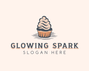 Sweet Muffin Cupcake logo design