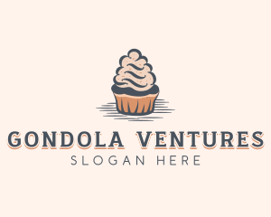 Sweet Muffin Cupcake logo design