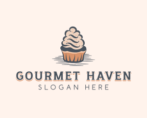 Sweet Muffin Cupcake logo design