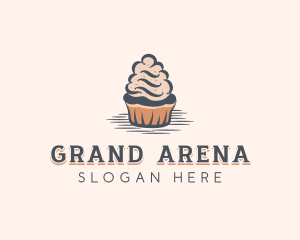 Sweet Muffin Cupcake logo design