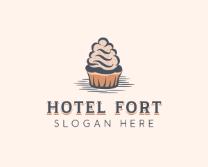 Sweet Muffin Cupcake logo design