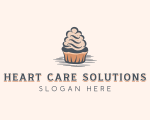 Sweet Muffin Cupcake logo design