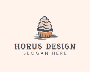 Sweet Muffin Cupcake logo design