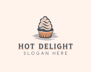 Sweet Muffin Cupcake logo design