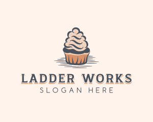 Sweet Muffin Cupcake logo design