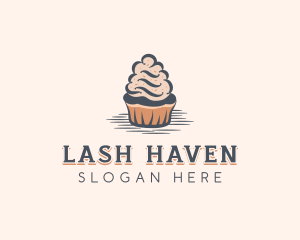 Sweet Muffin Cupcake logo design