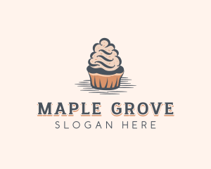 Sweet Muffin Cupcake logo design