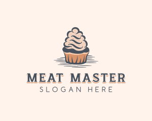 Sweet Muffin Cupcake logo design