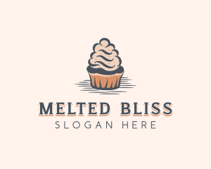 Sweet Muffin Cupcake logo design