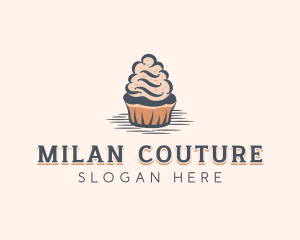 Sweet Muffin Cupcake logo design