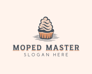 Sweet Muffin Cupcake logo design