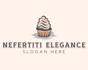 Sweet Muffin Cupcake logo design