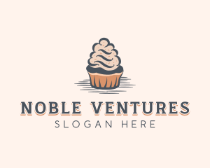 Sweet Muffin Cupcake logo design