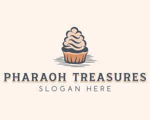 Sweet Muffin Cupcake logo design