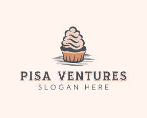 Sweet Muffin Cupcake logo design