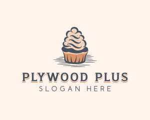 Sweet Muffin Cupcake logo design