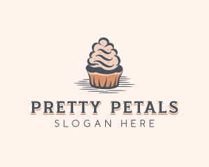 Sweet Muffin Cupcake logo design