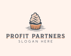 Sweet Muffin Cupcake logo design