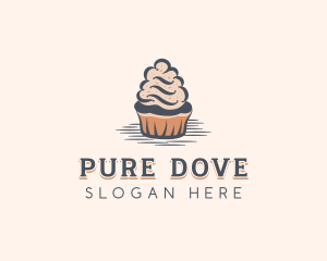 Sweet Muffin Cupcake logo design