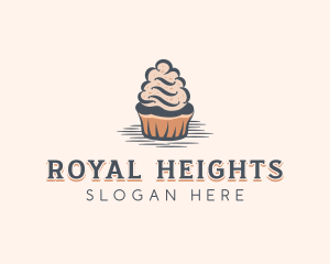 Sweet Muffin Cupcake logo design