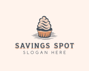 Sweet Muffin Cupcake logo design