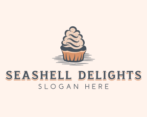 Sweet Muffin Cupcake logo design